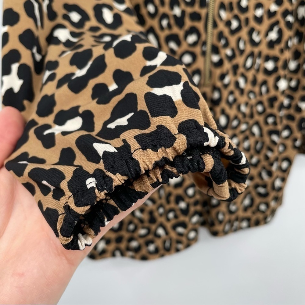 Michael Michael Kors Leopard Print Knit Blouse - Picture 6 of 10